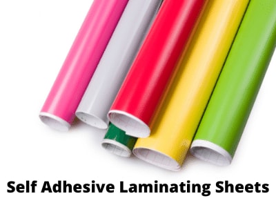 laminate at home with Self Adhesive Laminating Sheets