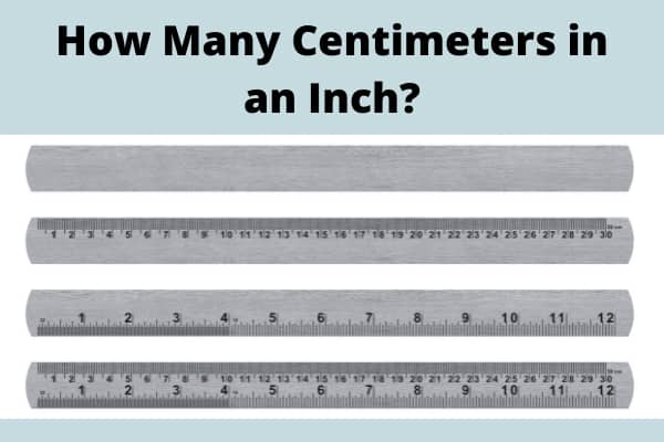 How Many Centimeters in an Inch? Quick Answer