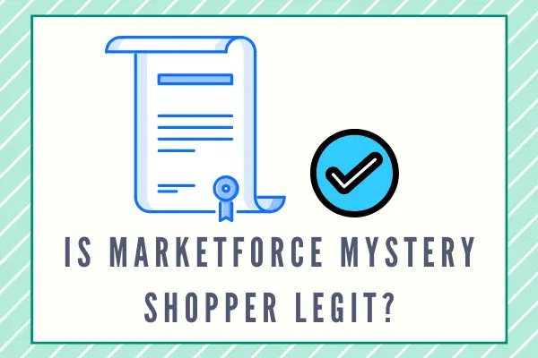marketforce mystery shopper legit