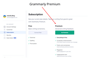 Grammarly Free or premium