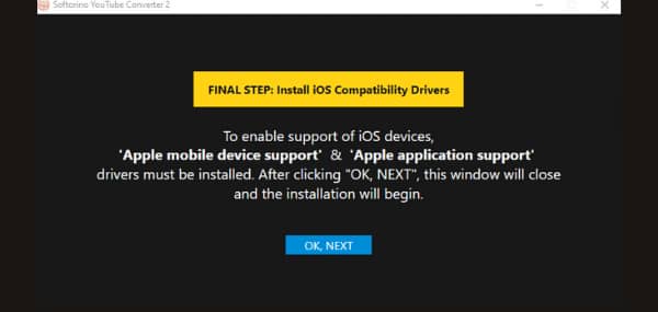 Install iOS compatible drivers