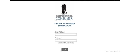 confidential consumer mystery shopper log in