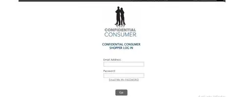 confidential consumer mystery shopper log in