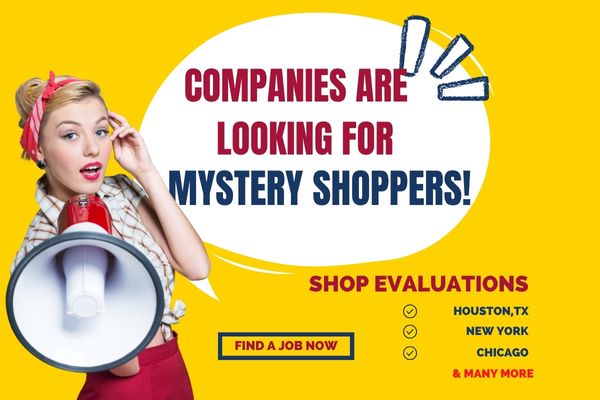 Mystery shopping Jobs