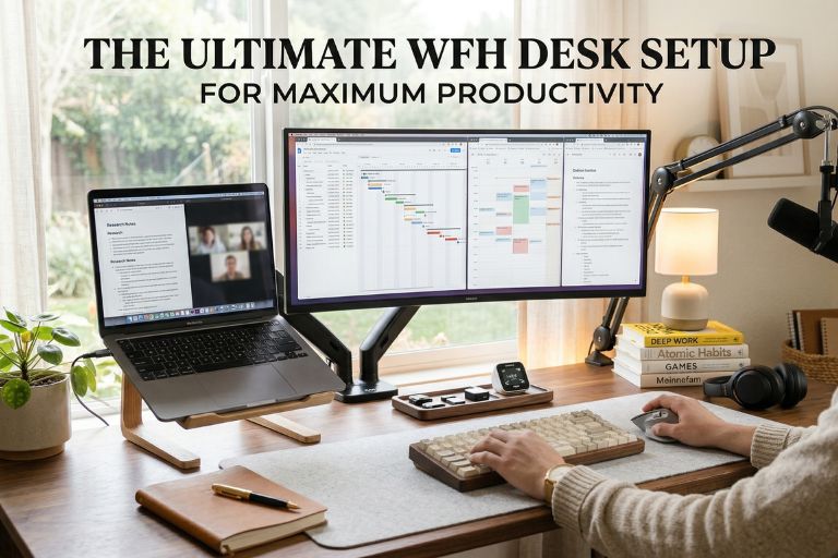 A Ultimate WFH Desk Setup for Maximum Productivity